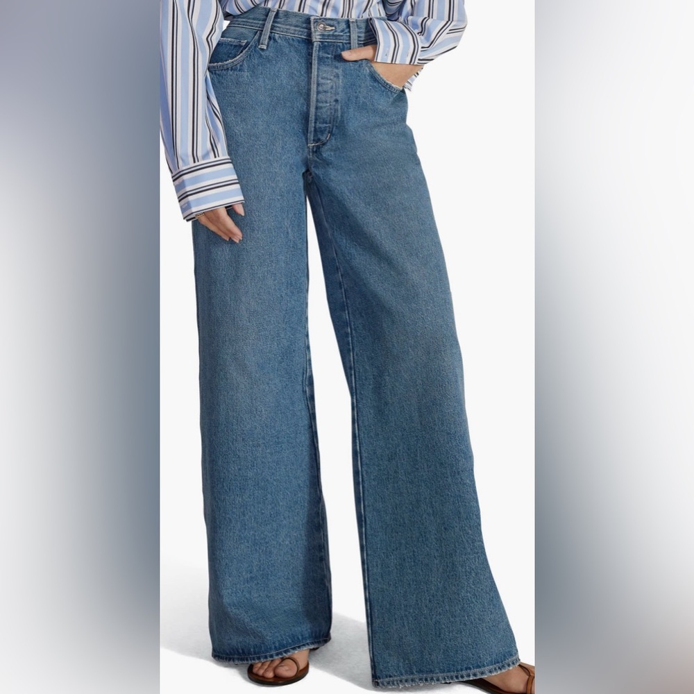 Favorite Daughter The Ollie in Bedford- Wide Leg Jeans
